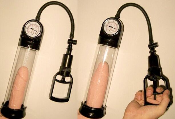Vakuum pumpa na djelu - proces povećanja penisa